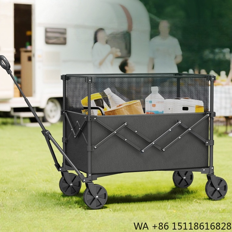 Outdoor Camping Shop - Vagoneta Utilitaria Plegable de Acero Resistente