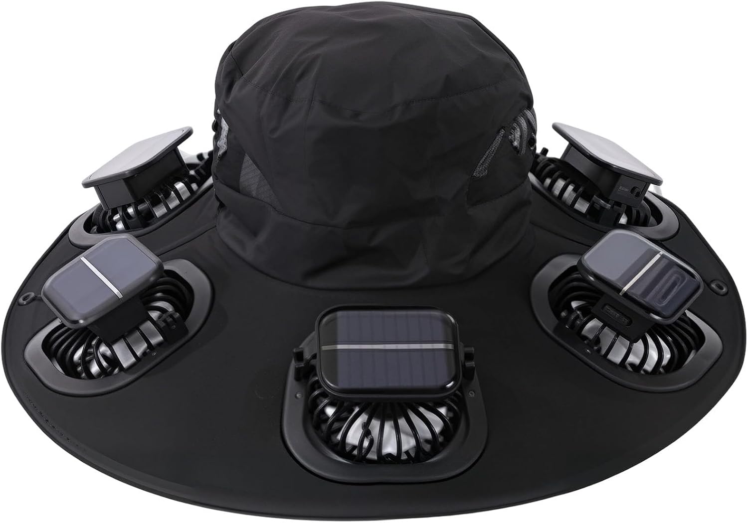 Outdoor Camping Ventilator - Sombrero con ventilador solar Hot 6