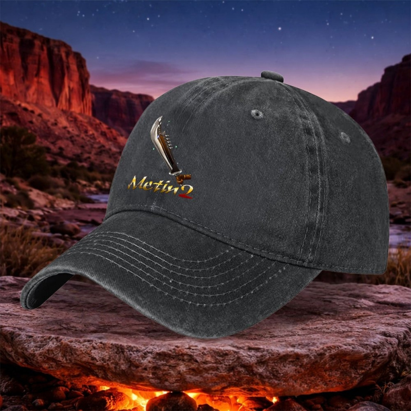 Outdoor Camping Games For Adults - Gorra de Béisbol Retro Metin2 Game