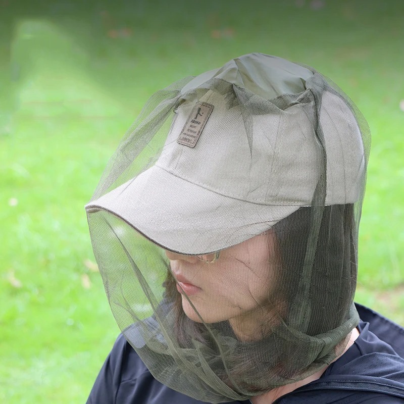 Outdoor Camping Mosquito Net - 1PC Gorro con mosquitera para pesca