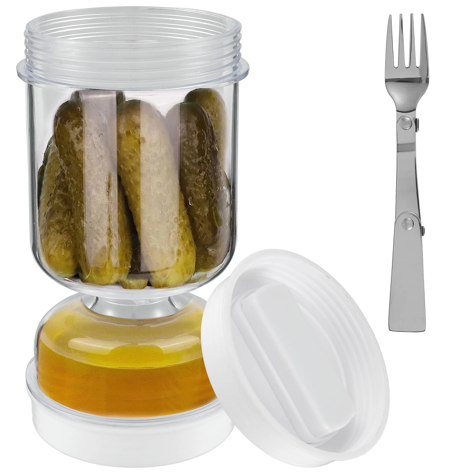 Bear Canister - Tarro de pepinillos con tenedores, dispensador