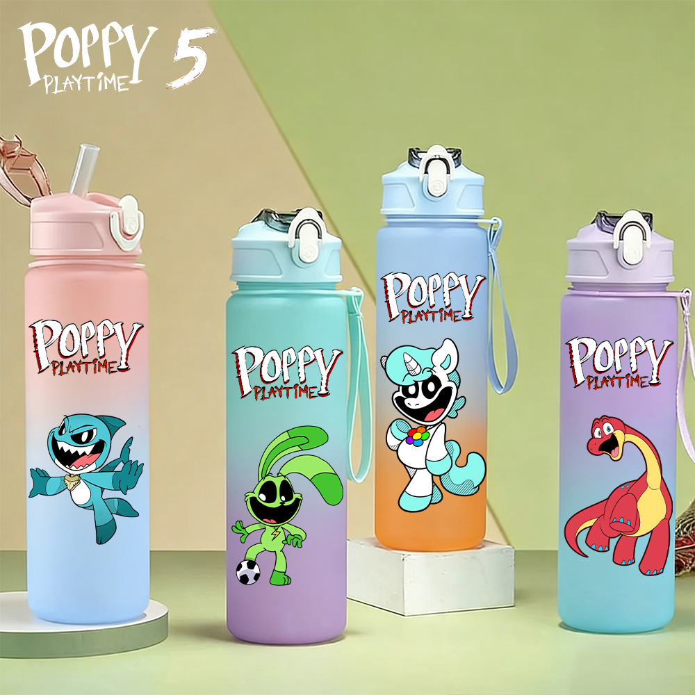 Outdoor Camping Movies - Botella con pajita Poppy Playtime de