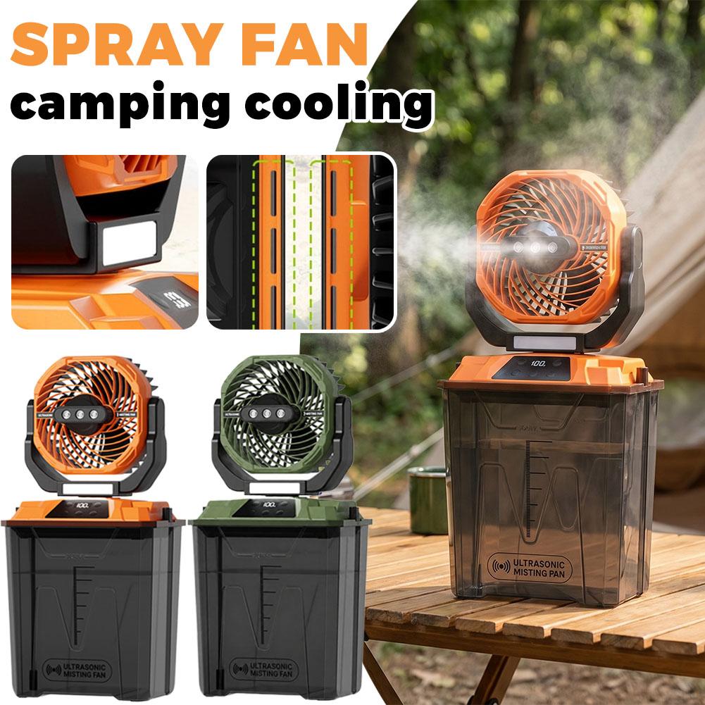 Outdoor Camping Ventilator - Nuevo Ventilador de Nebulización para Exteriores,