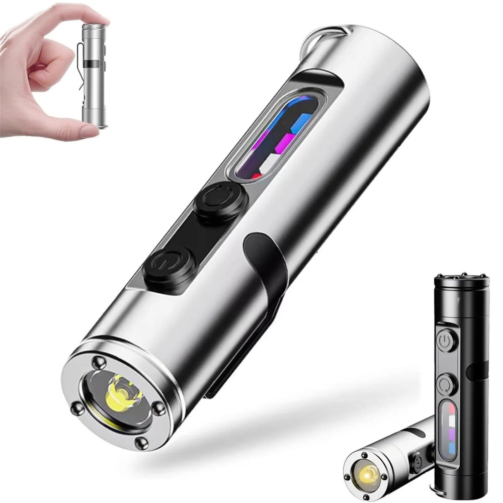 Outdoor Camping Hat - Linterna LED Mini Portátil EDC, Recargable