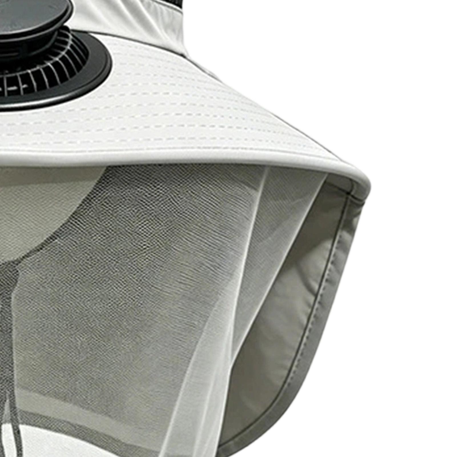 Outdoor Camping Hat - Sombrero de Pesca con Ventilador, Sombrero