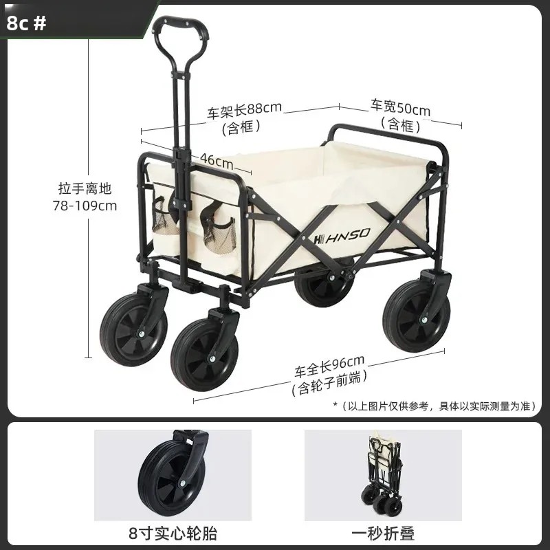 Carro de picnic plegable portá - Outdoor Camping Bbq reseña y precio