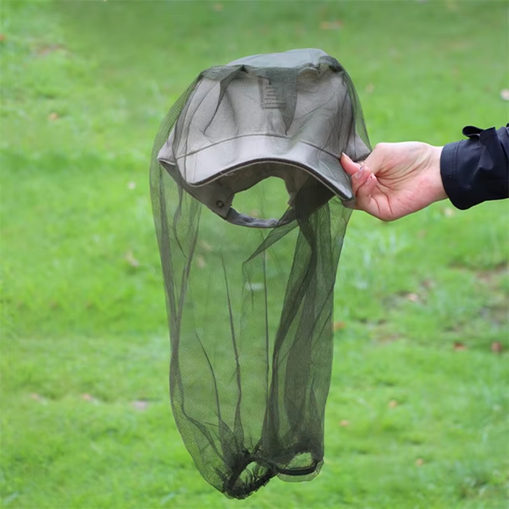 Sombrero de Pesca con Malla Pr - Outdoor Camping Mosquito Net reseña y precio