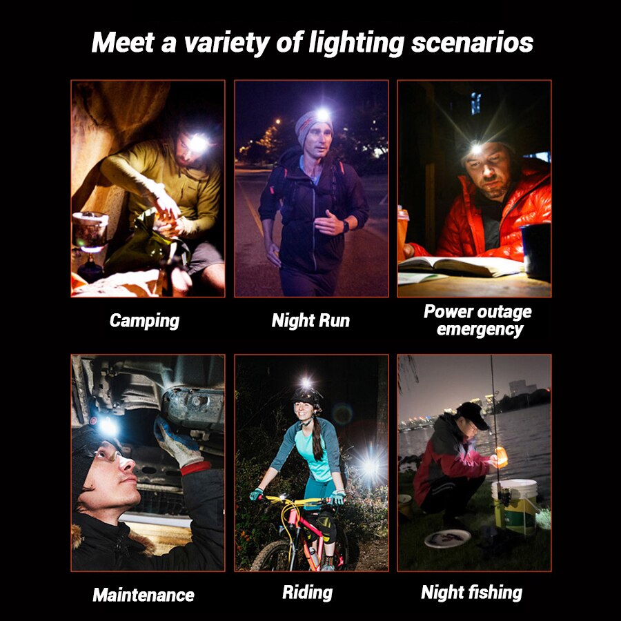 Linterna frontal Led manos lib - Outdoor Camping Hat reseña y precio