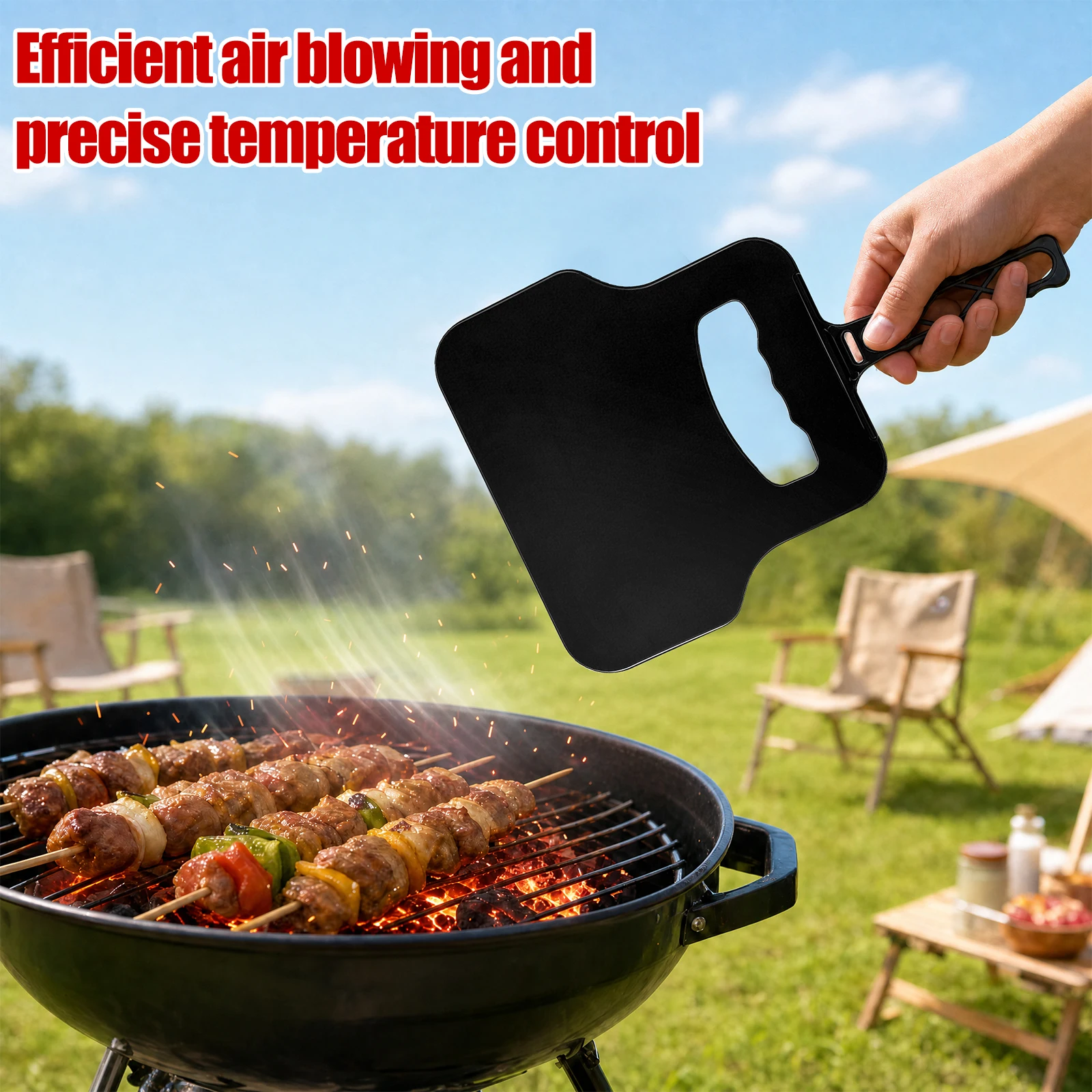 Ventilador Manual de Plástico, - Outdoor Camping Ventilator reseña y precio