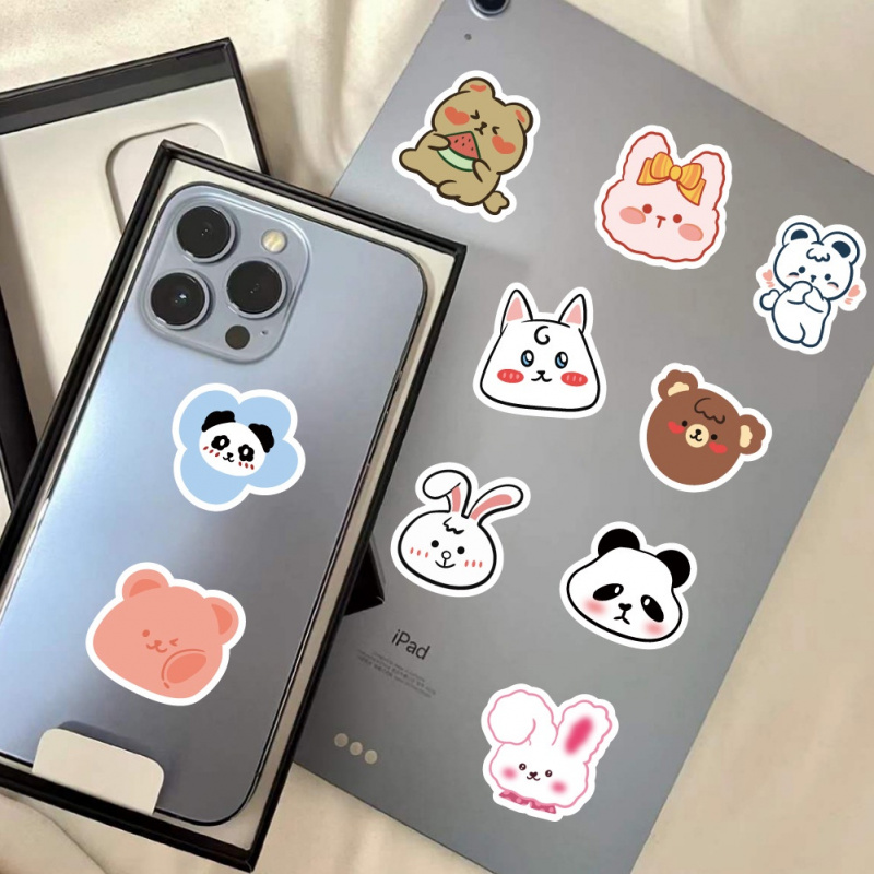 100 unids Oso Lindo Pegatinas  - Bear Canister reseña y precio