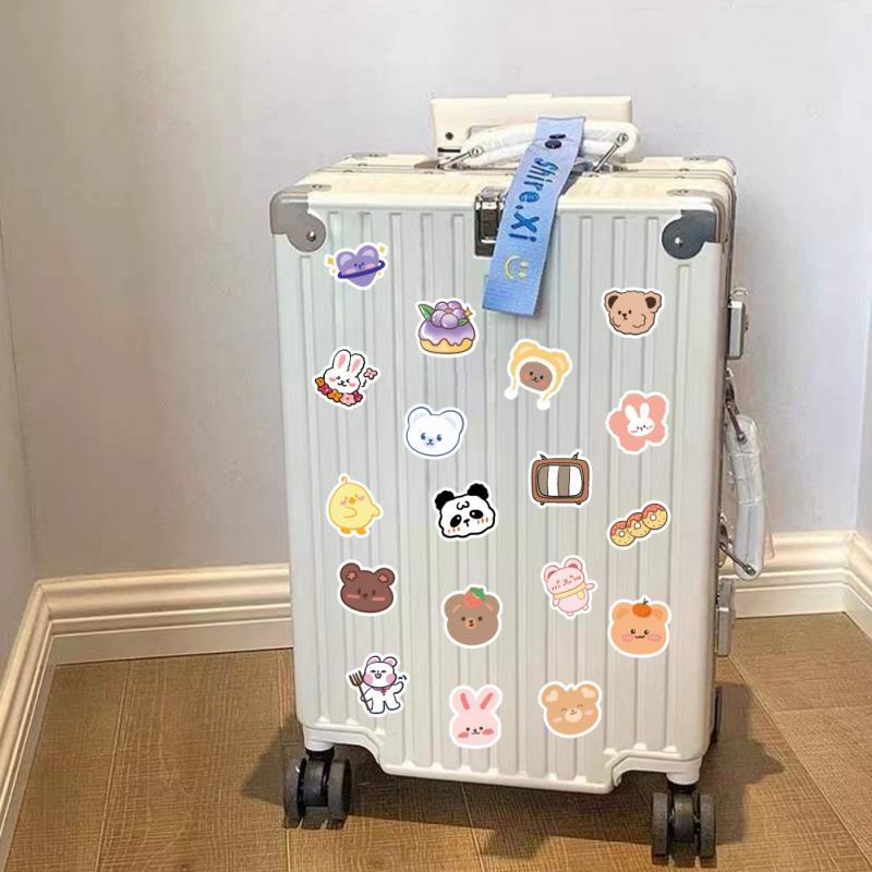 100 unids Oso Lindo Pegatinas  - Bear Canister reseña y precio