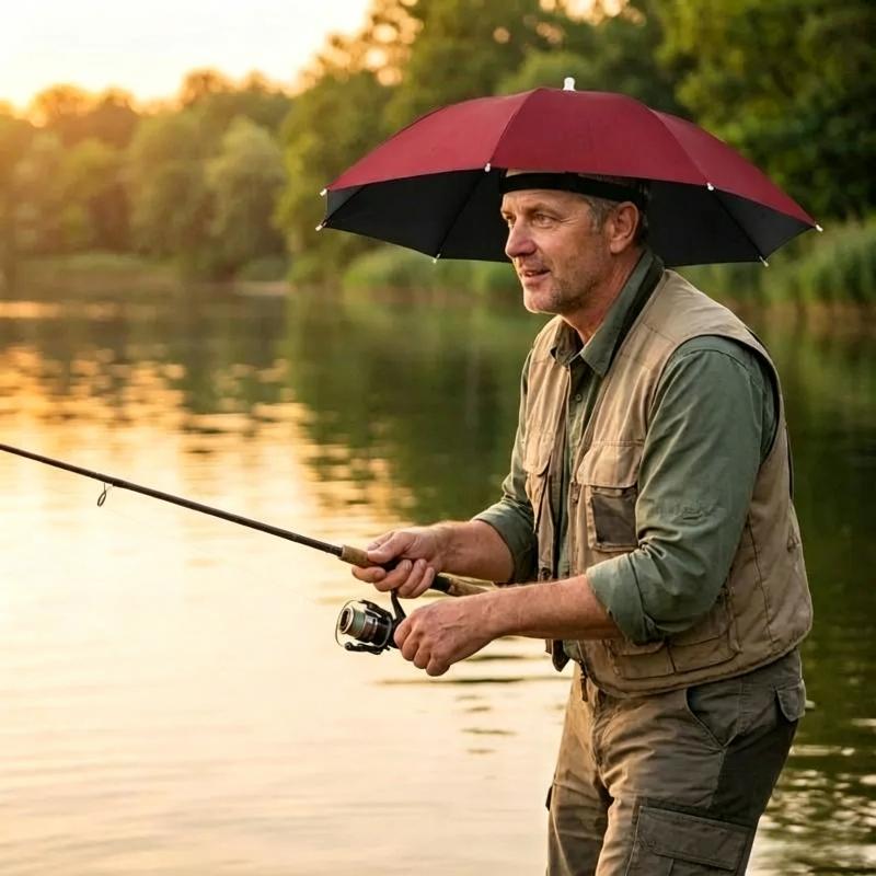 Sombrero Paraguas Plegable Imp - Outdoor Camping Hat reseña y precio