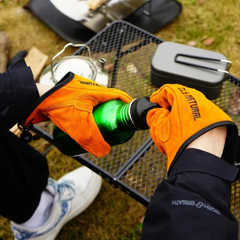 Guantes Resistentes al Calor p - Outdoor Camping Grill reseña y precio
