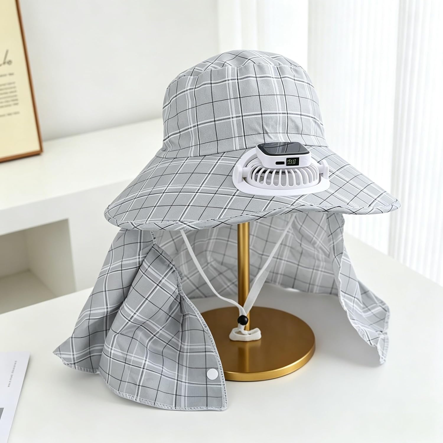 1PC Sombrero con Ventilador de - Outdoor Camping Hat reseña y precio