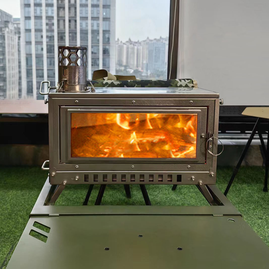 Estufa de leña, estufa de tien - Outdoor Camping Stove Wood reseña y precio