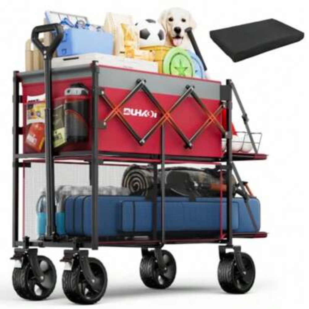 Carrito Plegable de 2 Niveles  - Outdoor Camping Shop reseña y precio