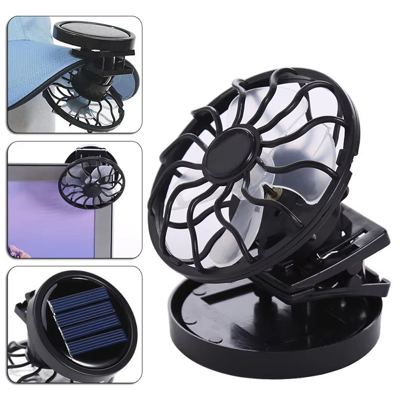 Mini Ventilador Solar Portátil - Outdoor Camping Hat reseña y precio