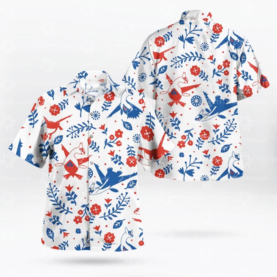 Camiseta Hawaiana Aloha Latias - Outdoor Camping Movies reseña y precio