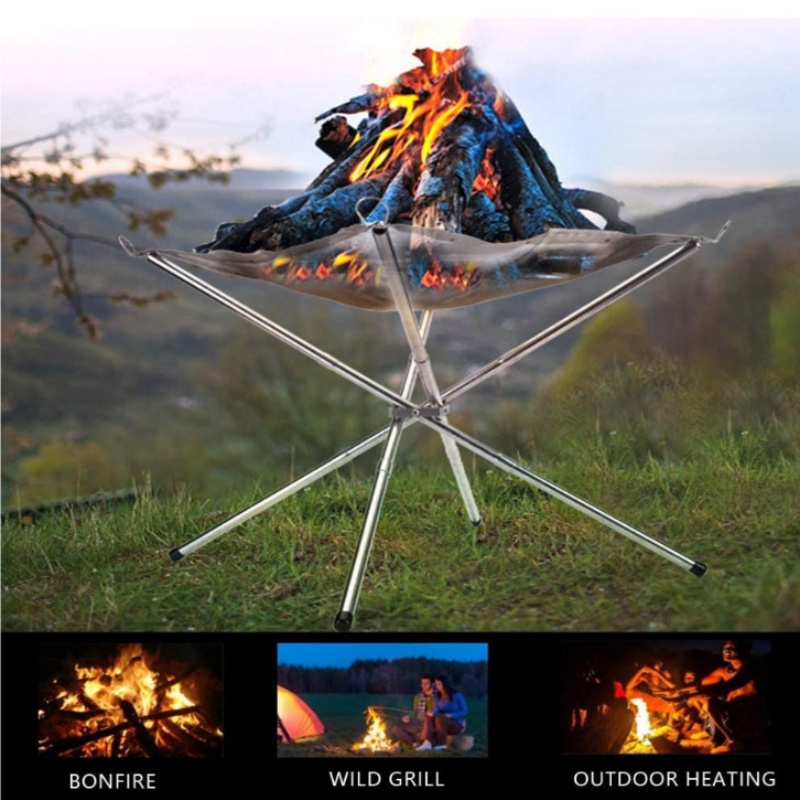 Soporte Plegable de Acero Inox - Outdoor Camping Stove Wood reseña y precio