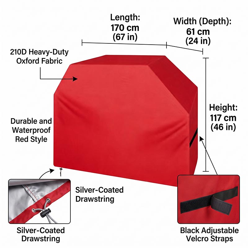 Funda para Barbacoa 210D, Impe - Outdoor Camping Grill reseña y precio
