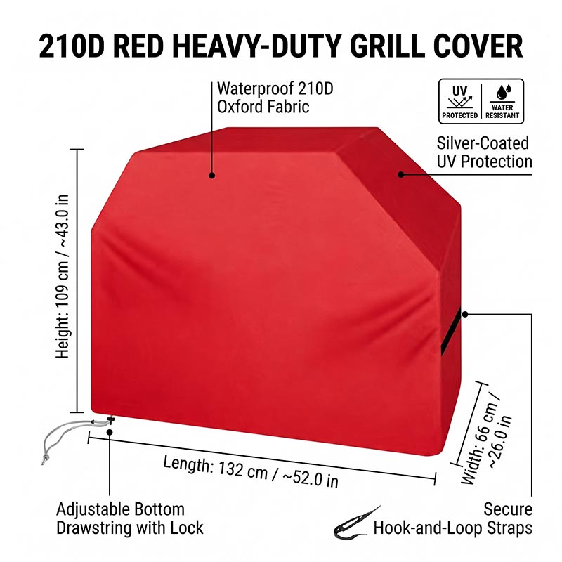 Funda para Barbacoa 210D, Impe - Outdoor Camping Grill reseña y precio