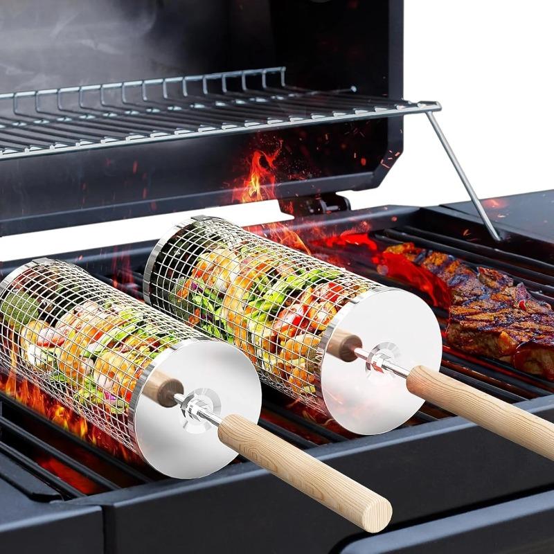 Cesta de acero inoxidable para - Outdoor Camping Grill reseña y precio