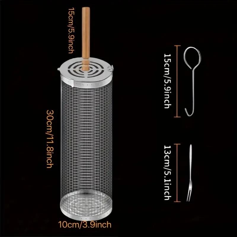 Cesta de acero inoxidable para - Outdoor Camping Grill reseña y precio
