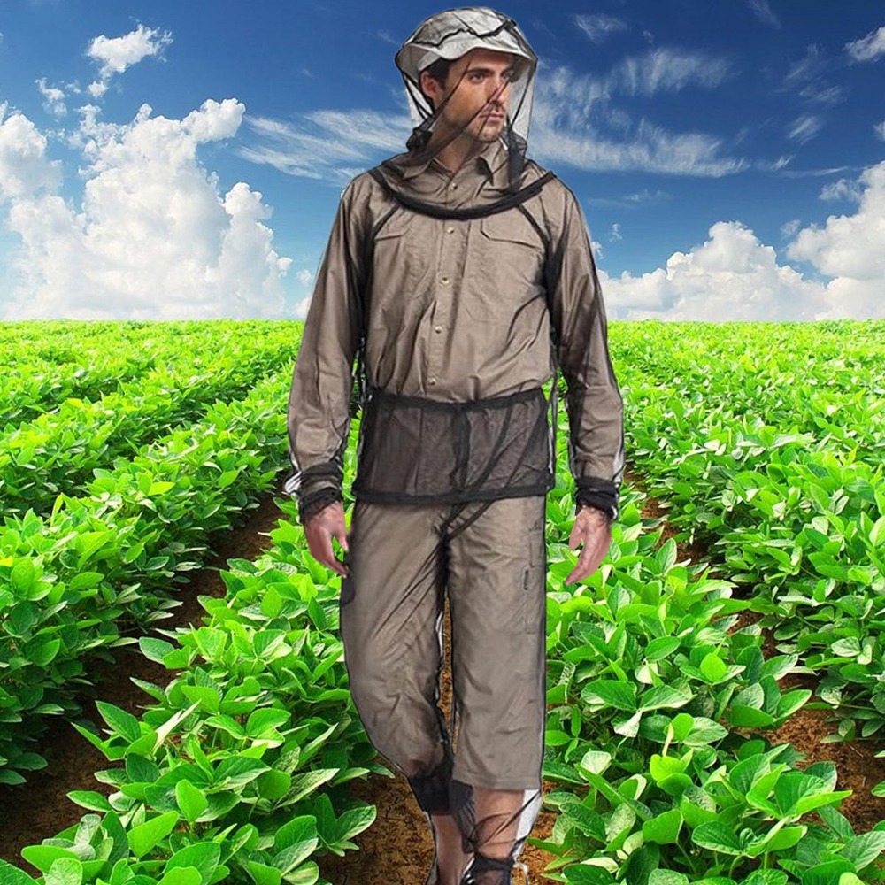 Traje de protección contra mos - Outdoor Camping Mosquito Net reseña y precio