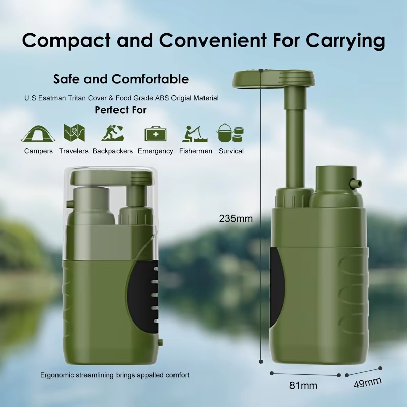 Filtro de agua para exteriores - Outdoor Camping Direct reseña y precio