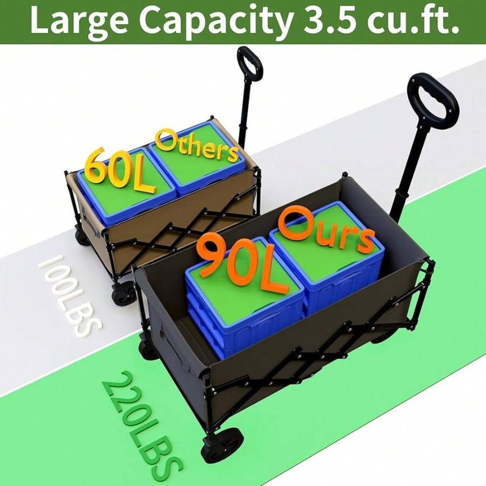 Carrito Plegable con Ruedas, C - Outdoor Camping Shop reseña y precio