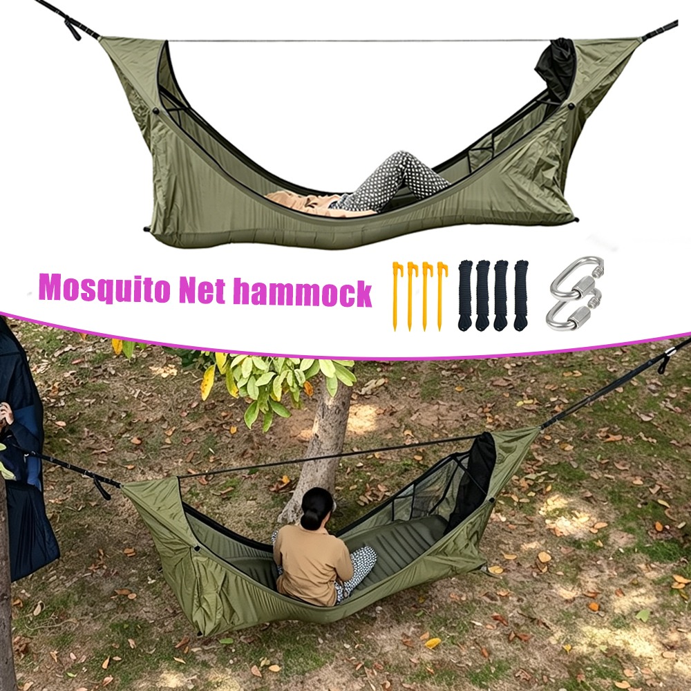Hamaca Plana con Mosquitera, T - Outdoor Camping Mosquito Net reseña y precio