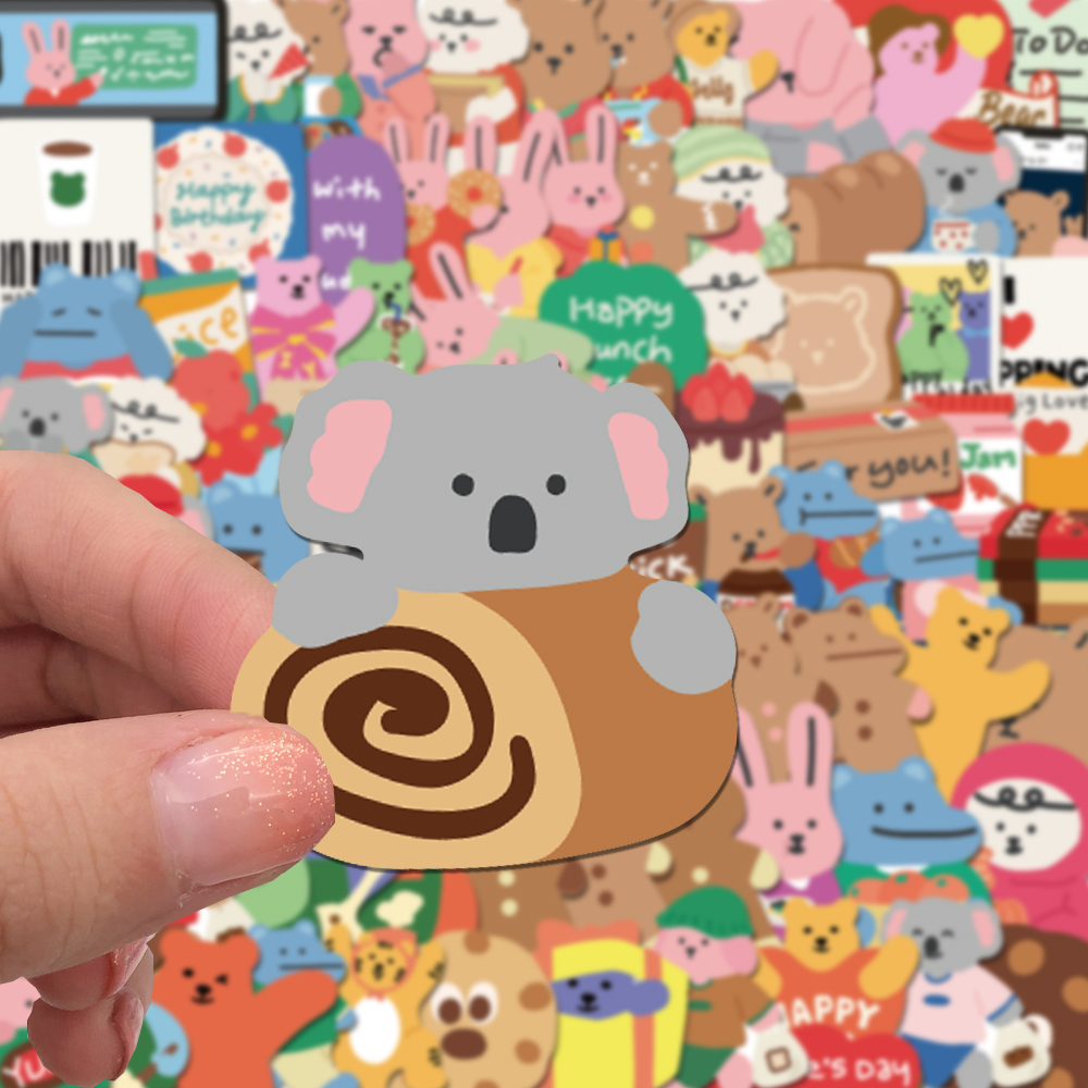 100/200 pegatinas de oso corea - Bear Canister reseña y precio