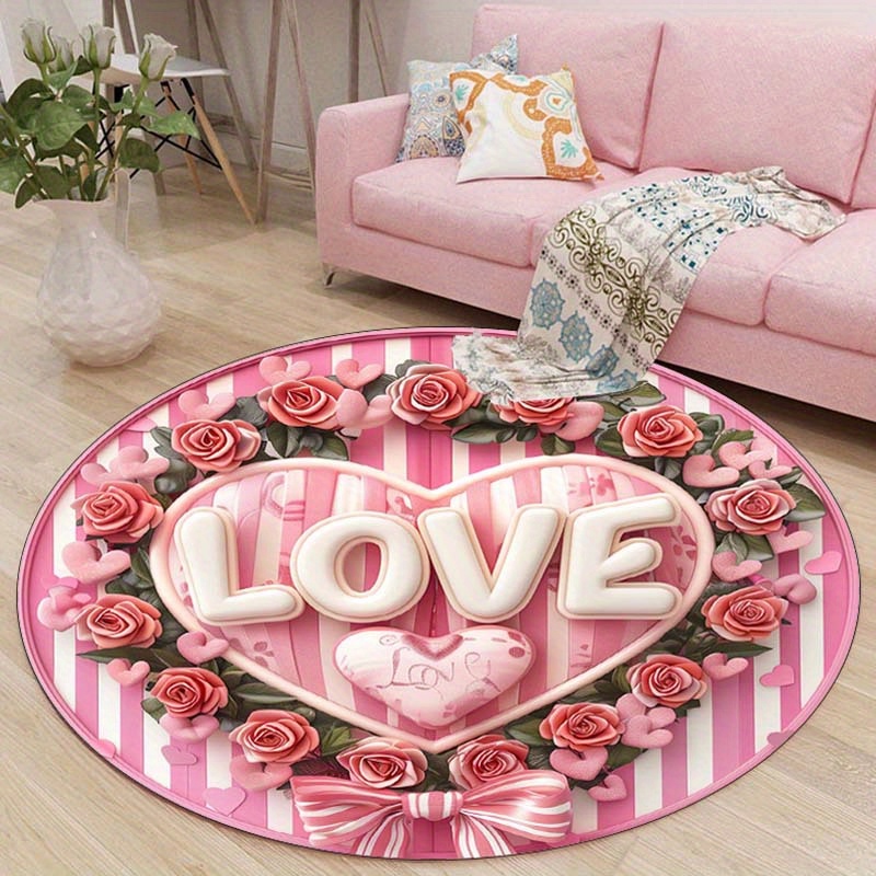 Estera redonda de pareja flora - Outdoor Camping Decor Ideas reseña y precio