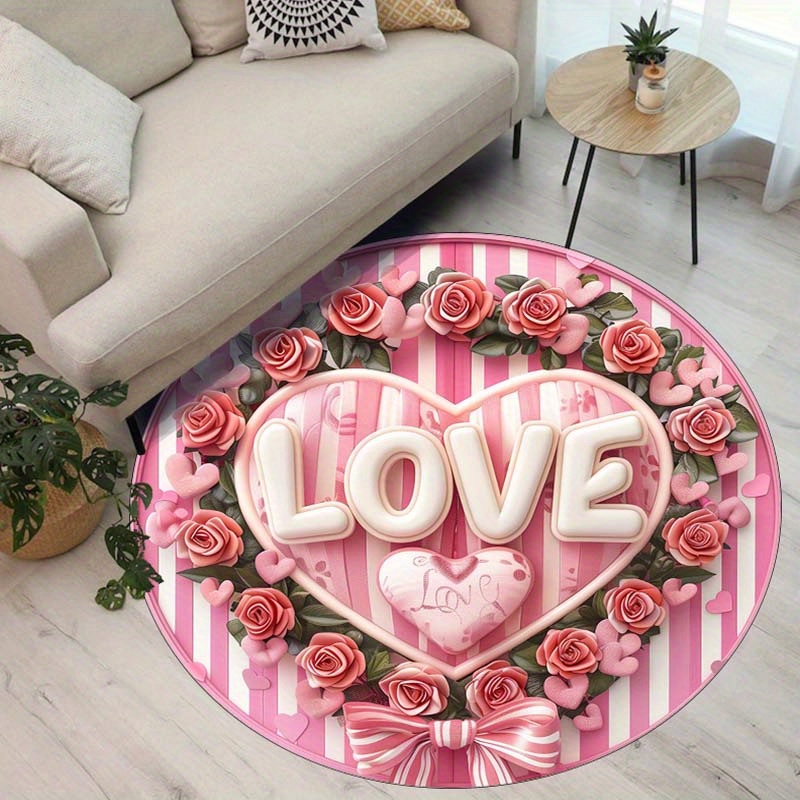 Estera redonda de pareja flora - Outdoor Camping Decor Ideas reseña y precio