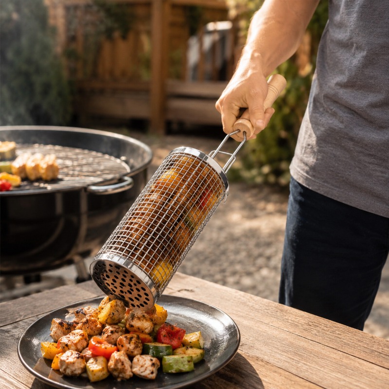 Juego de Cestas Redondas para  - Outdoor Camping Grill reseña y precio