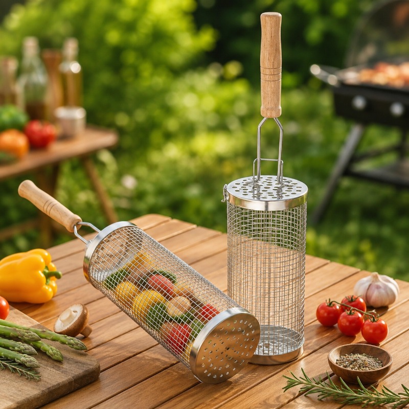 Juego de Cestas Redondas para  - Outdoor Camping Grill reseña y precio