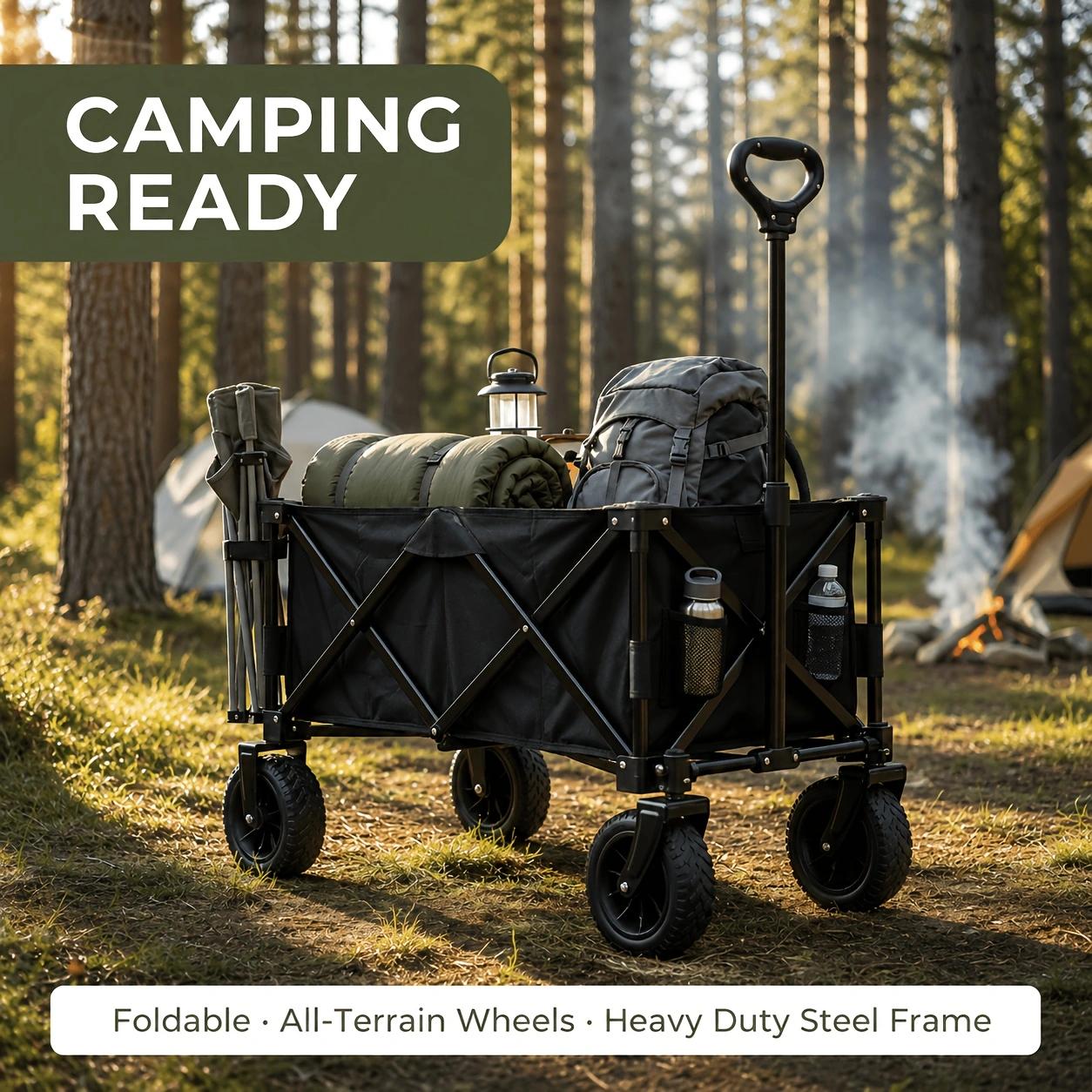 Carrito Plegable Reforzado, Ca - Outdoor Camping Shop reseña y precio