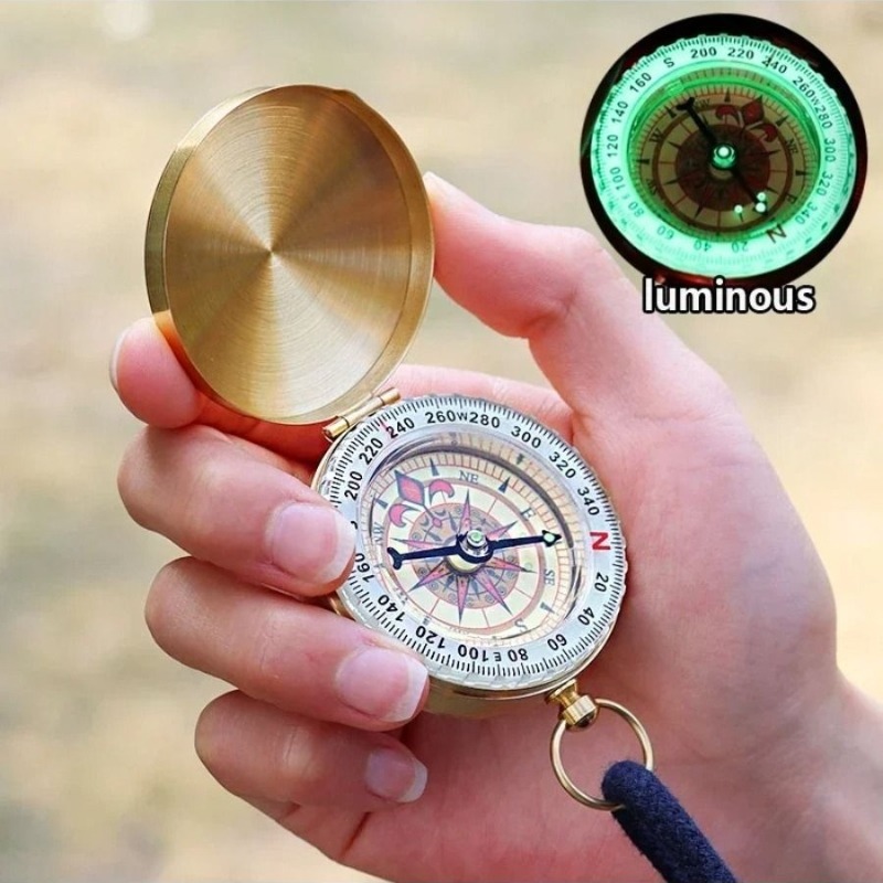 Brújula de Bolsillo de Latón d - Outdoor Camping Direct reseña y precio
