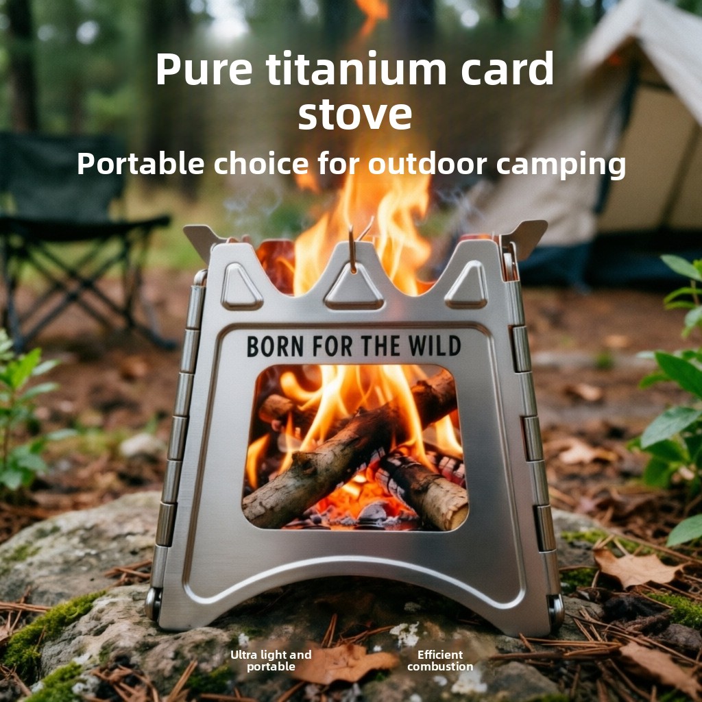 TiForge Estufa de Leña Plegabl - Outdoor Camping Stove Wood reseña y precio