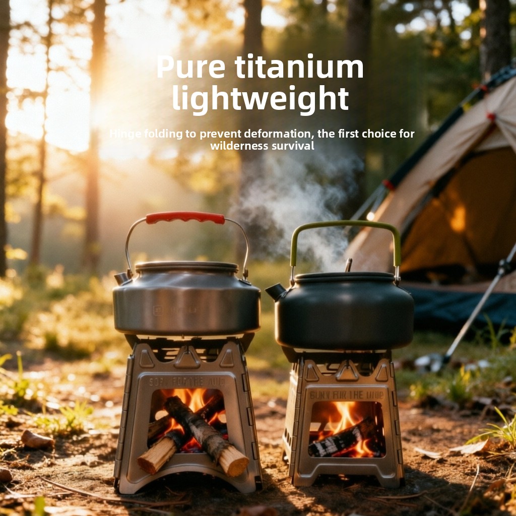 TiForge Estufa de Leña Plegabl - Outdoor Camping Stove Wood reseña y precio