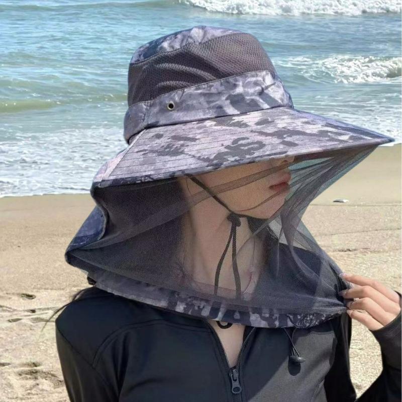 Gorra de Pesca con Malla Repel - Outdoor Camping Hat reseña y precio