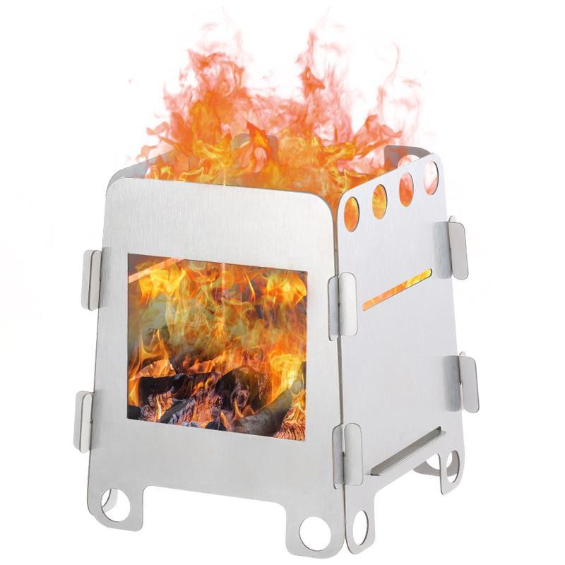 1 Estufa de leña plegable para - Outdoor Camping Stove Wood reseña y precio