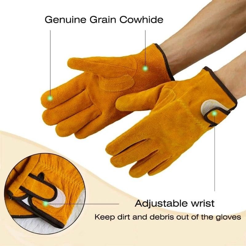 Guantes ignífugos resistentes  - Outdoor Camping Grill reseña y precio