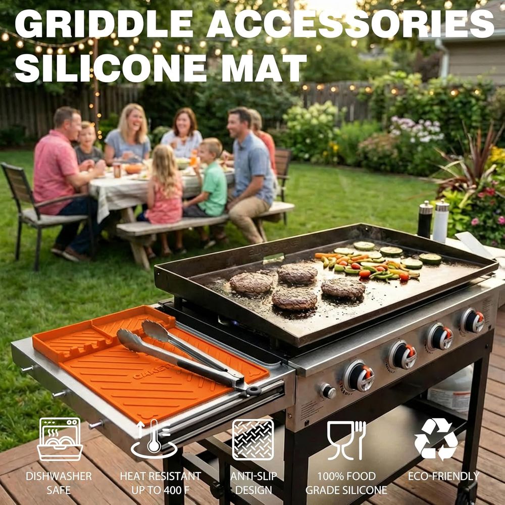 Tapetes de Silicona para Parri - Outdoor Camping Grill reseña y precio