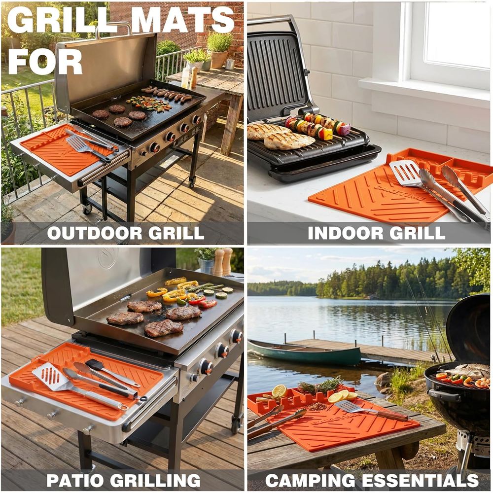 Tapetes de Silicona para Parri - Outdoor Camping Grill reseña y precio
