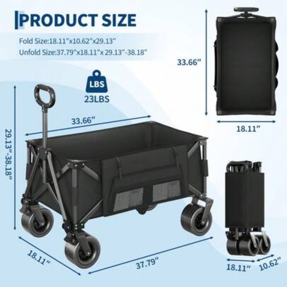 Carrito Plegable Multiusos con - Outdoor Camping Shop reseña y precio