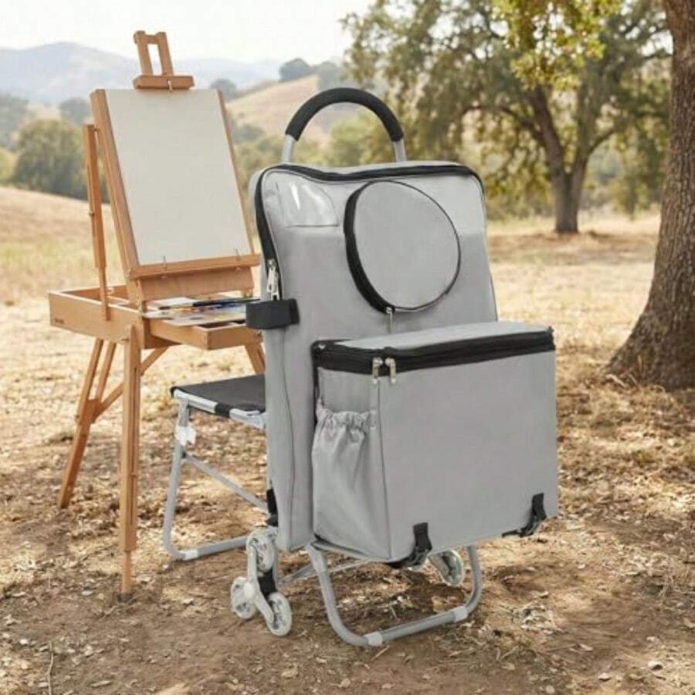 Carrito de arte plegable de 3  - Outdoor Camping Shop reseña y precio