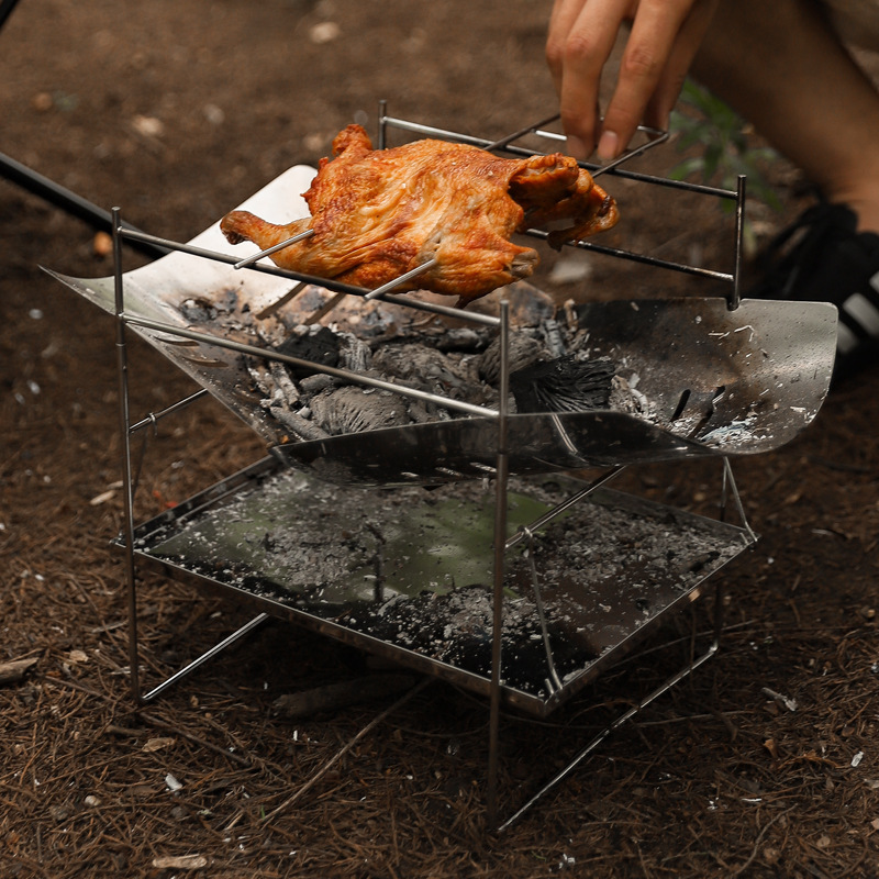Estufa de leña para acampar, e - Outdoor Camping Stove Wood reseña y precio