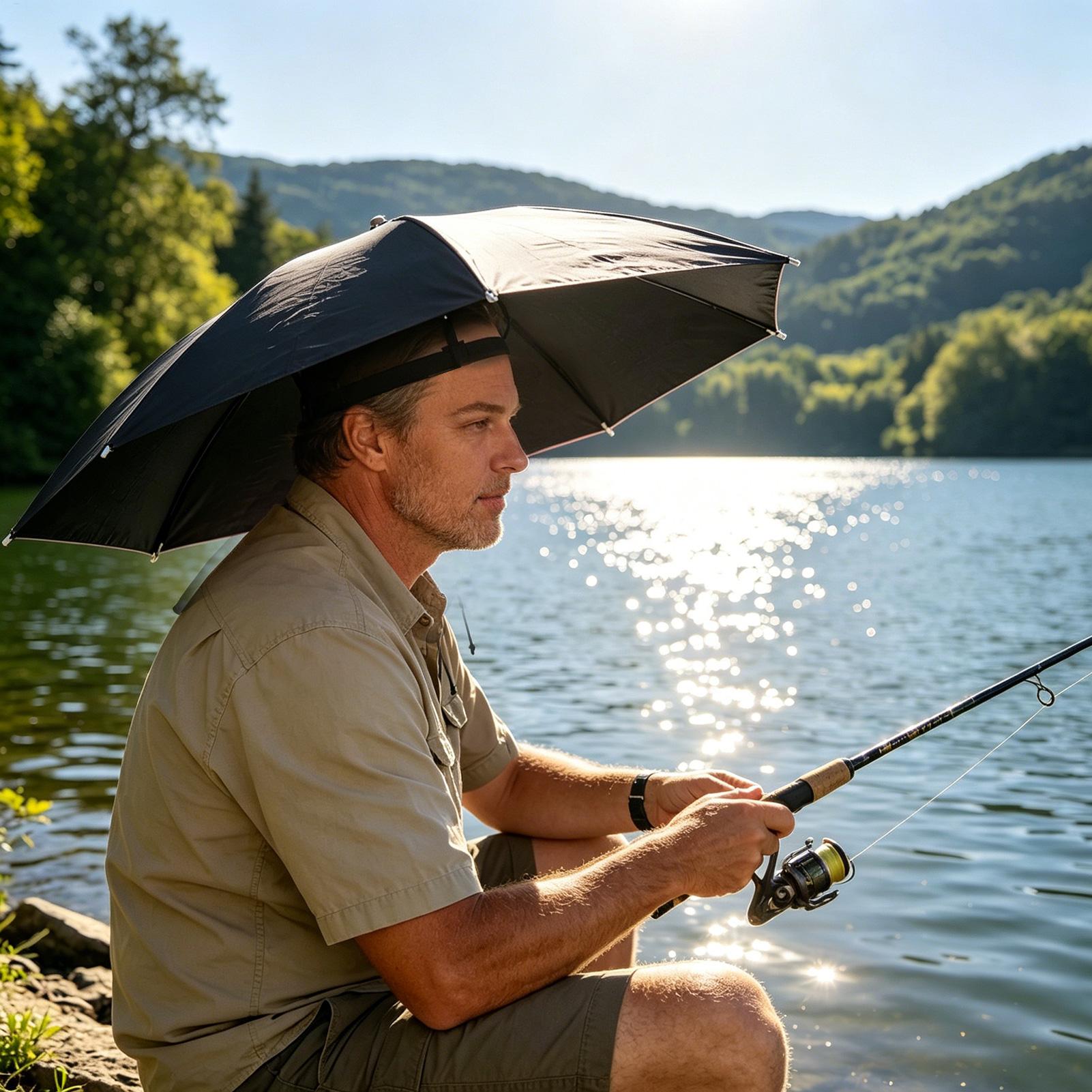 Sombrero paraguas plegable imp - Outdoor Camping Hat reseña y precio